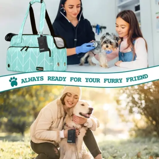 PetAmi Dog Waste Bag Holder for Leash, Puppy Waste Dispenser Walking Travel Camping, Treat Pouch Pet Supplies Must Have image {6}