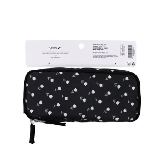 Yoobi Triple Zip Pencil Pouch image {1}