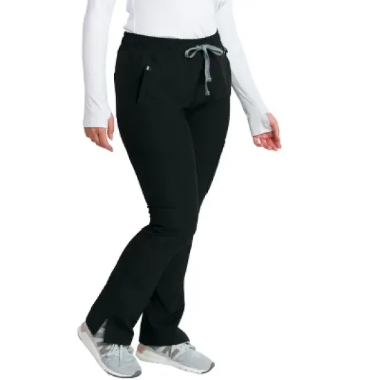 Medgear Women's Slim 4-Way Stretch Scrubs Pant with 8 Pockets image {1}