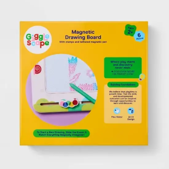 Magnetic Drawing Board - Gigglescape&trade;: Preschool Creativity & Fine Motor Skills, Ages 2+ image {4}