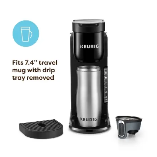 Keurig K-Express Coffee Maker - Black: Single Serve, K-Cup Compatible, 42 oz Reservoir, Auto Shut-Off, Fits Travel Mug image {4}