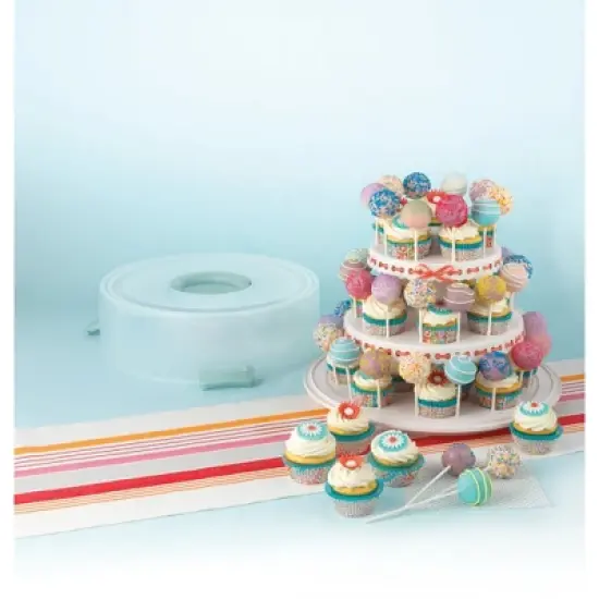 Sweet Creations Cupcake and Cakepop Carrier Light Aqua Blue image {7}