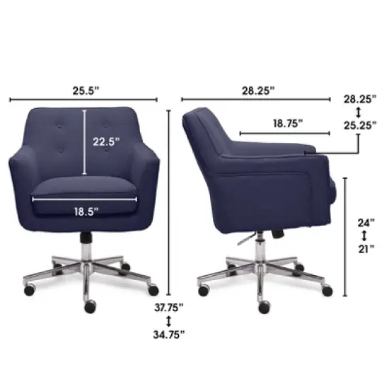 Style Ashland Home Office Chair - Serta image {6}