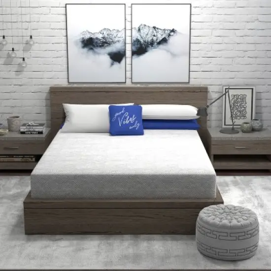 Vibe Heather Grey 10&rdquo; Gel Memory Foam Mattress in a Box [Ultra Small Package] image {7}
