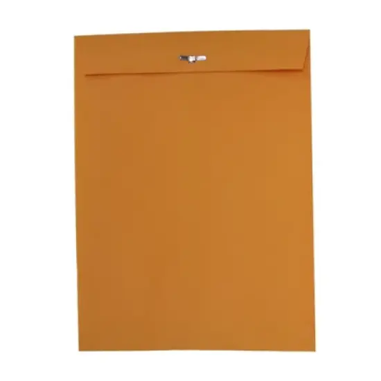 School Smart Kraft Envelopes with Clasp, 9 x 12 Inches, Pack of 100 image {2}