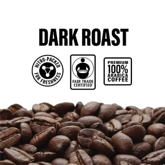 Black Stag Brace for it Blend, Dark Roast, Whole Bean Coffee, 6 Pack - 10oz Bags image {3}