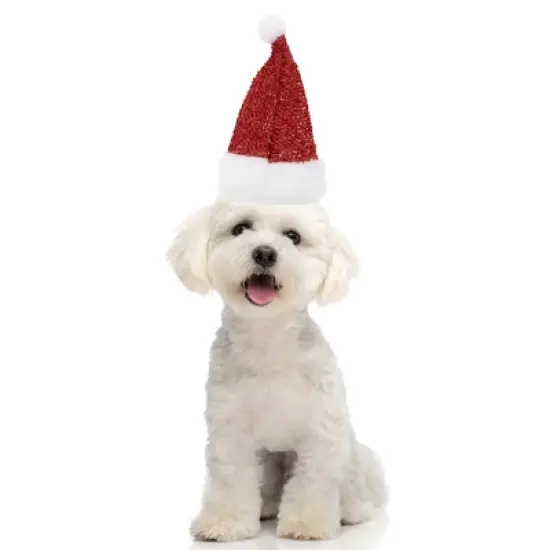 Unique Bargains Halloween Pet Headwear 5.12"x2.76" Red 1 Pc image {1}