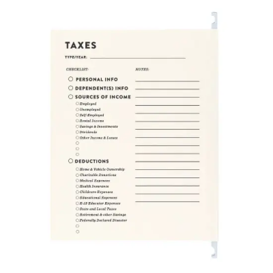 Studio Calico 20pk Life on Track Hanging File Folder System image {5}