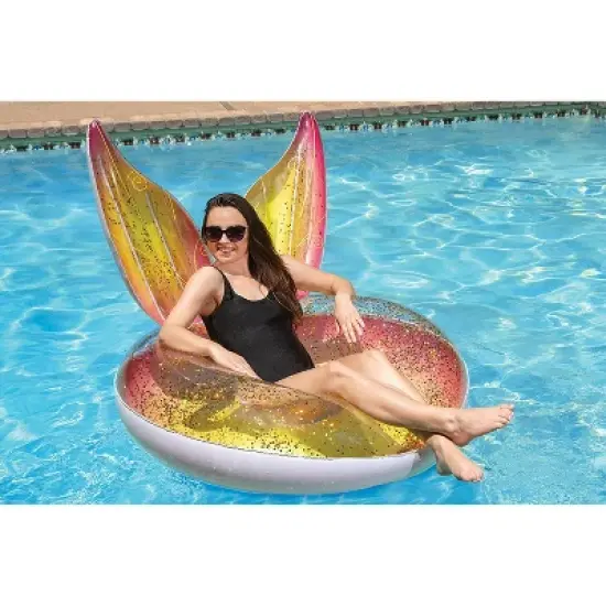 Poolmaster 48'' Glitter Pixie Swimming Pool Tube Float image {4}