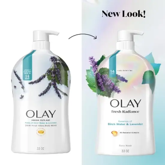 Olay Fresh Outlast Body Wash Birch Water & Lavender - 33 fl oz image {7}
