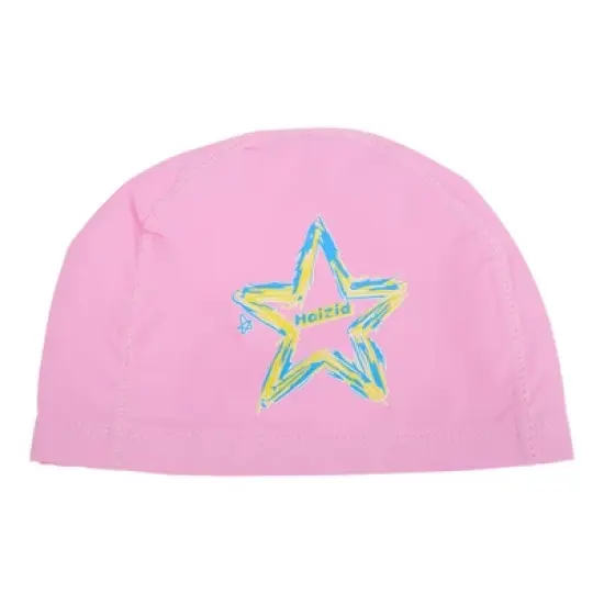 Unique Bargains Knitted PU Elastic Star Pattern Swim Cap 1 Pc image {7}