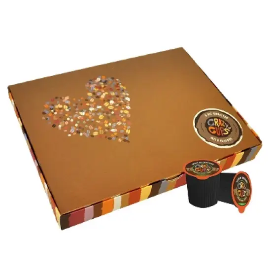 Crazy Cups Decaf Deluxe Flavored Coffee Pods Gift Box image {2}