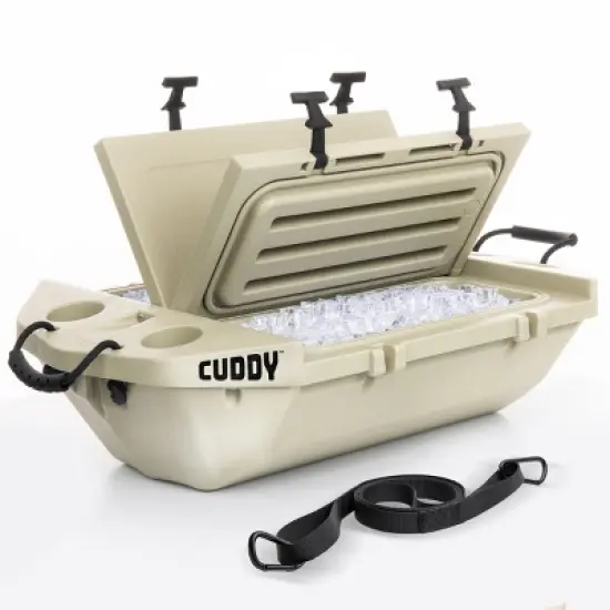 Cuddy Floating Cooler and Dry Storage Vessel - 40QT - Amphibious Hard Shell Design image {8}