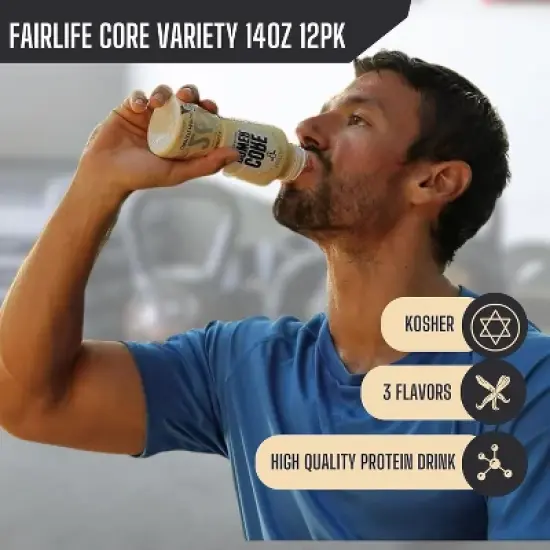 Core Power Protein Shake, Variety 12 Pack (6 Chocolate, 6 Strawberry Banana) 26g Bottle, 14oz image {5}