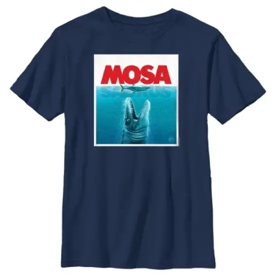 Boy's Jurassic World Mosasaurus Poster T-Shirt image {3}