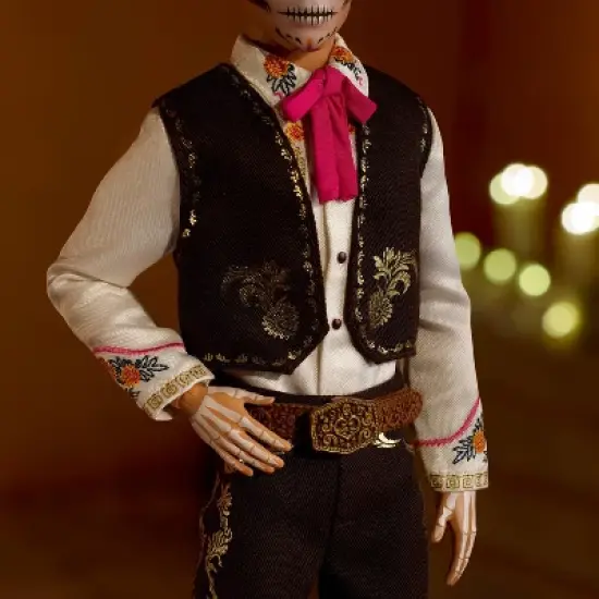 Barbie Signature D&iacute;a De Muertos 2025 Collectible Ken Doll in Suit and Sombrero image {2}