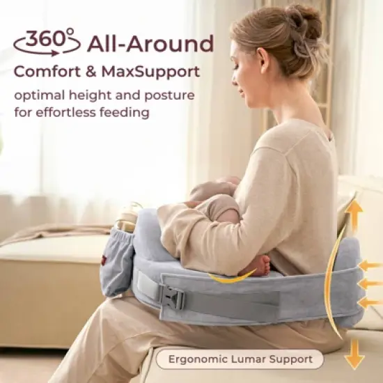 Momcozy Upgraded Adjustable Nursing Pillow image {4}