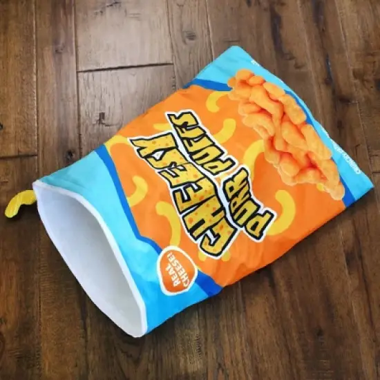 Quirky Kitty Cheezy Purr Puffs Play Sack Cat Toy image {6}