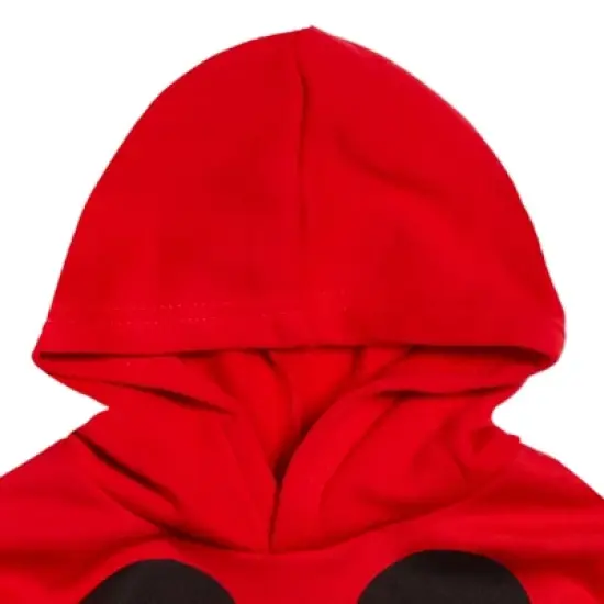 Disney Mickey Mouse Christmas Fleece Pullover Hoodie and Pants Outfit Set Infant to Little Kid  image {5}