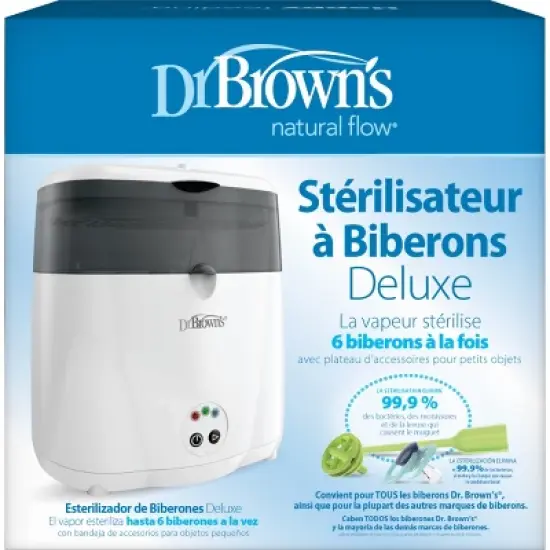 Dr. Brown's Electric Deluxe Baby Bottle Sterilizer image {8}