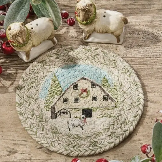 Park Designs Humble Beginnings Braided Trivet Set of 6 image {1}