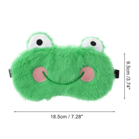 Unique Bargains Durable Frog Eye Mask Green 1 Pc image {1}