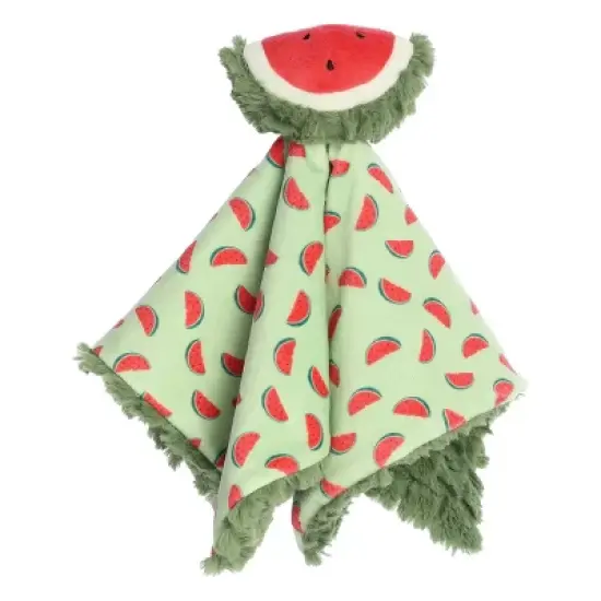 ebba Large Watermelon Luvster Precious Produce Snuggly Baby Stuffed Animal Red 13" image {3}