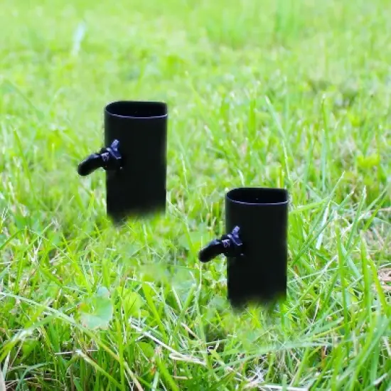 Sunnydaze Outdoor Universal Steel Metal Ground Stake Accessory for Patio and Lawn Torches - Black image {3}