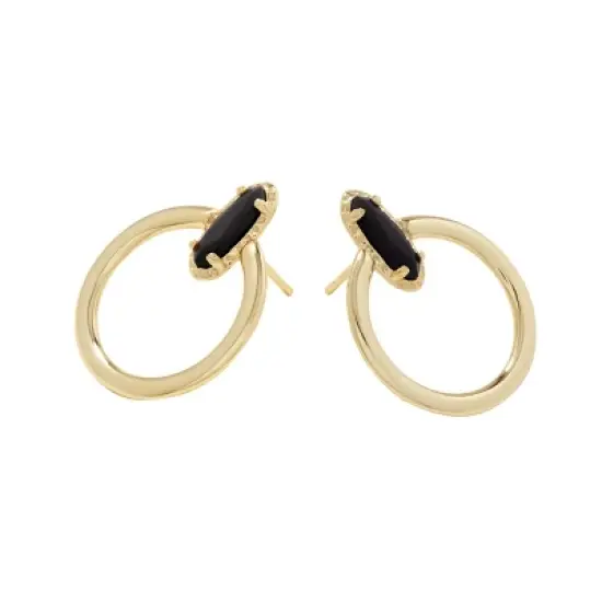 Kendra Scott Emma Open Frame Hoop Earrings image {4}