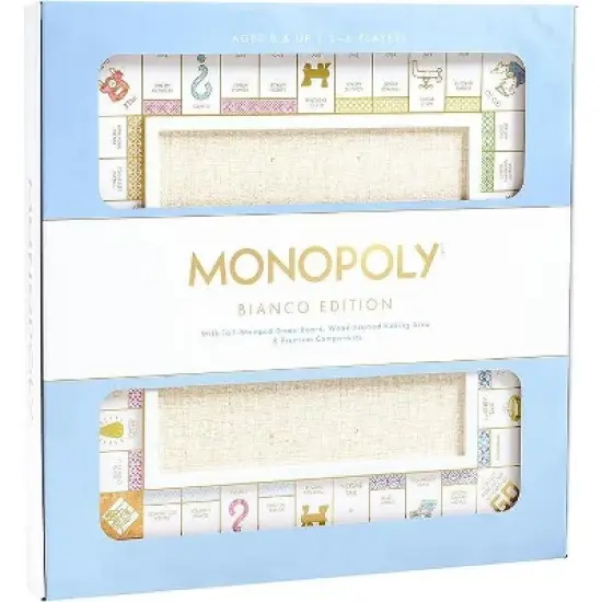 WS Game Company Monopoly Bianco Edition Board Game image {6}