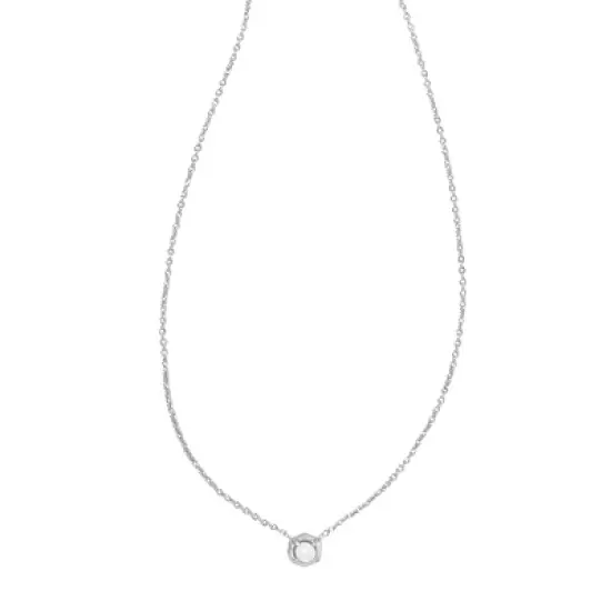 Kendra Scott Liesel White Pearl Pendant Necklace image {2}