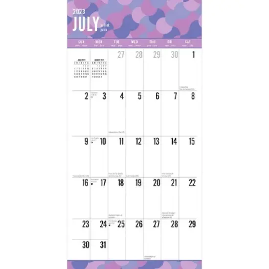 Plato 2023-2024 Wall Calendar 12"x12" Large Print image {2}