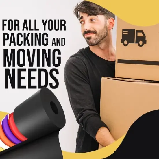 Exquisite Colored Kraft Paper Roll 36 In x 110 Ft Kraft Wrapping Paper Craft Paper Shipping Paper Kraft Paper Roll Gift Wrap image {2}