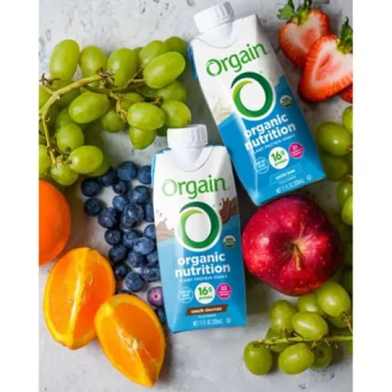 Orgain Organic Vegan Protein Shake - Vanilla Bean - 12ct image {6}