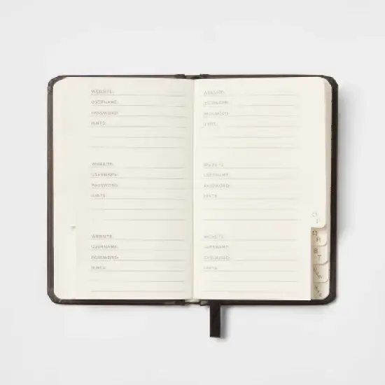 Password Log 3.5"x5.5" 2 Notebooks and Journals - up&up&trade; image {2}