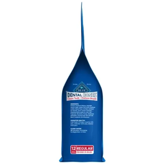 Blue Buffalo Dental Bones Regular Natural Chew Dog Treats image {2}