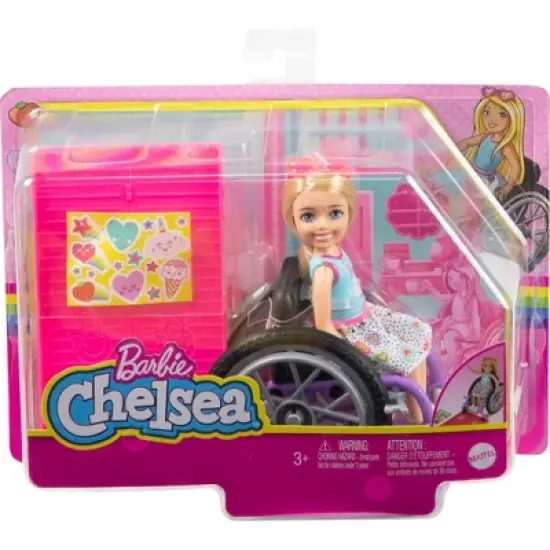 Barbie Chelsea Wheelchair Doll - Sweets Dress image {5}