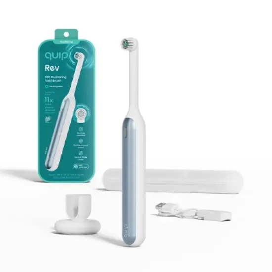 quip Rev Oscillating Rechargeable Electric Toothbrush + Travel Case image {21}