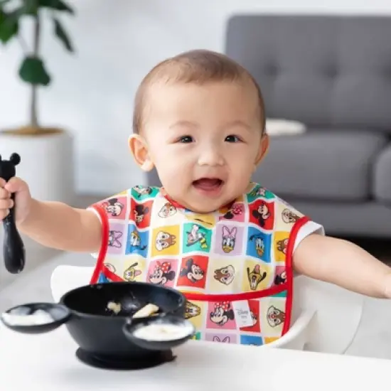 Disney SuperBib Waterproof Feeding Bibs - Mickey and Friends - 3pk image {2}