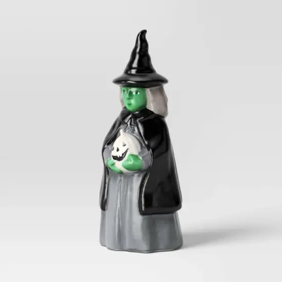 Small Ceramic Witch Figural with Jack O'Lantern - Hyde and EEK! Boutique&trade; image {2}