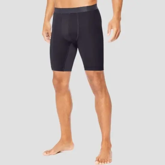 Hanes Sport Men's 9" Performance Compression Shorts image {4}