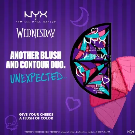 NYX Professional Makeup Wednesday Stained Glass Blush Palette - 2.88oz image {5}