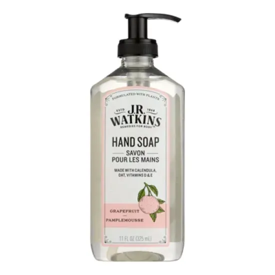 J.R. Watkins Grapefruit Hand Soap - Case of 3/11 fz image {1}