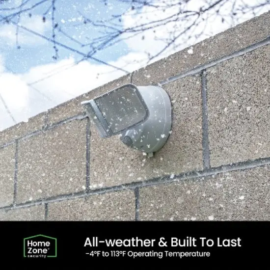 Home Zone Security&reg; 1,000-Lumen Twin-Head Motion-Activated Battery-Operated LED Security Lights, 2 Pack in White image {3}