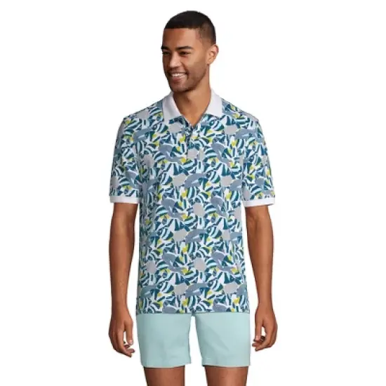 Lands' End Men's Short Sleeve Comfort-First Mesh Polo Shirt image {3}