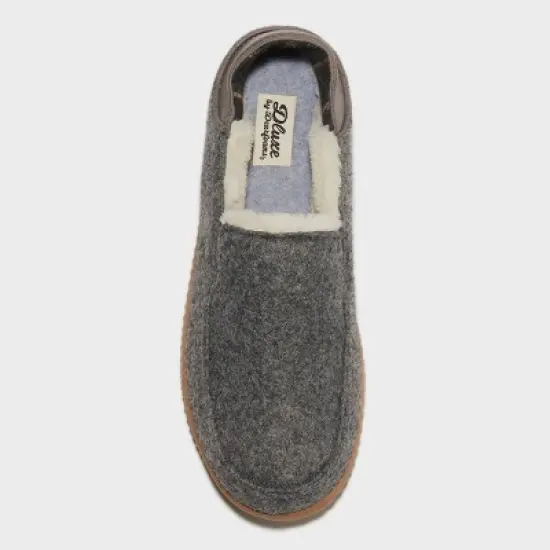 dluxe by dearfoams Men's Adan Felted Closed Back Loafer Slippers image {2}