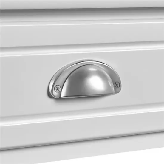 Yaheetech Corner Computer Desk Workstation MDF Desktop Pine Legs for Home&Office image {4}