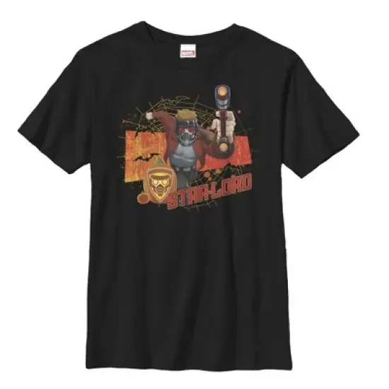 Boy's Marvel Guardians of the Galaxy Halloween Star-Lord T-Shirt image {3}