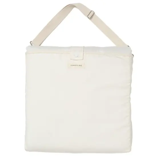 Sunnylife: Reclining Beach Chair - Casa Cream, Lay Flat & Adjustable Backrest image {1}