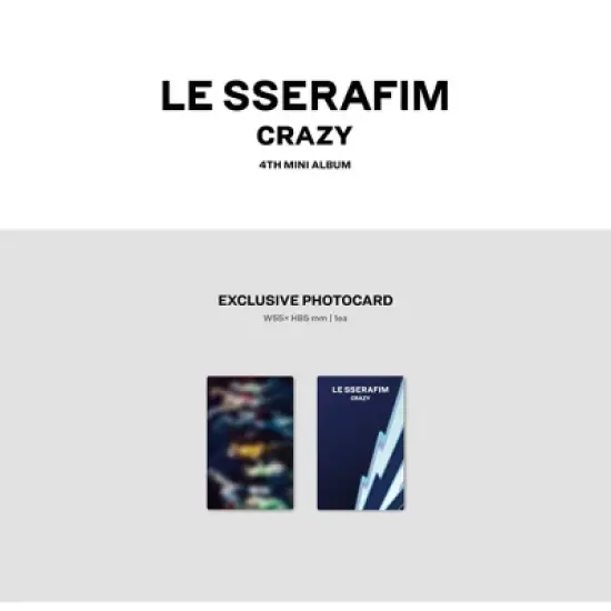 Le Sserafim - 4th Mini Album - Crazy (Target Exclusive, CD) image {3}